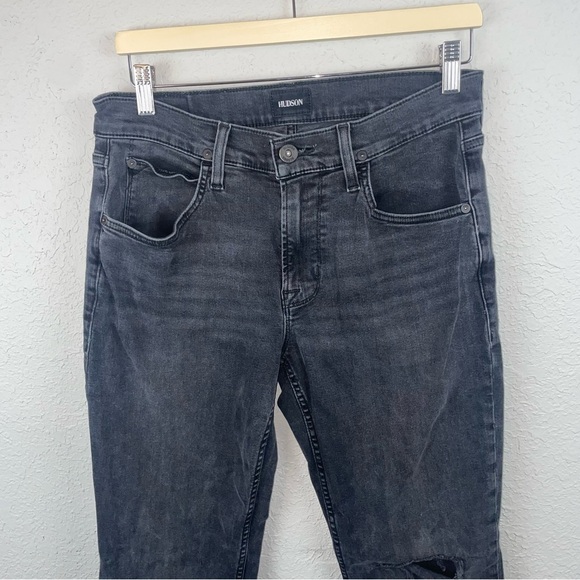 HUDSON MENS Blake Slim Straight‎ Jean WASHED SIZE 31 - Picture 2 of 9